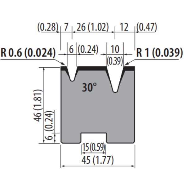 Estilo Amada H46 30° 2V